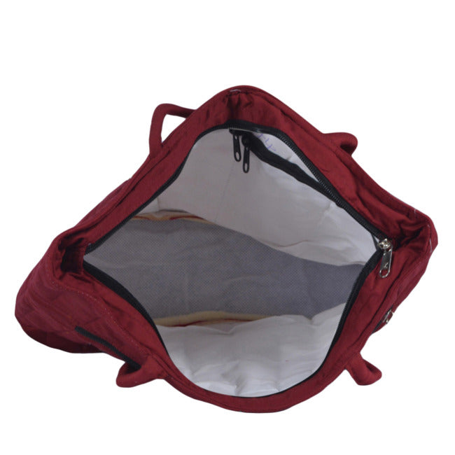 Handmade Banjara Mirror Beads Handbag for Women Dark Maroon