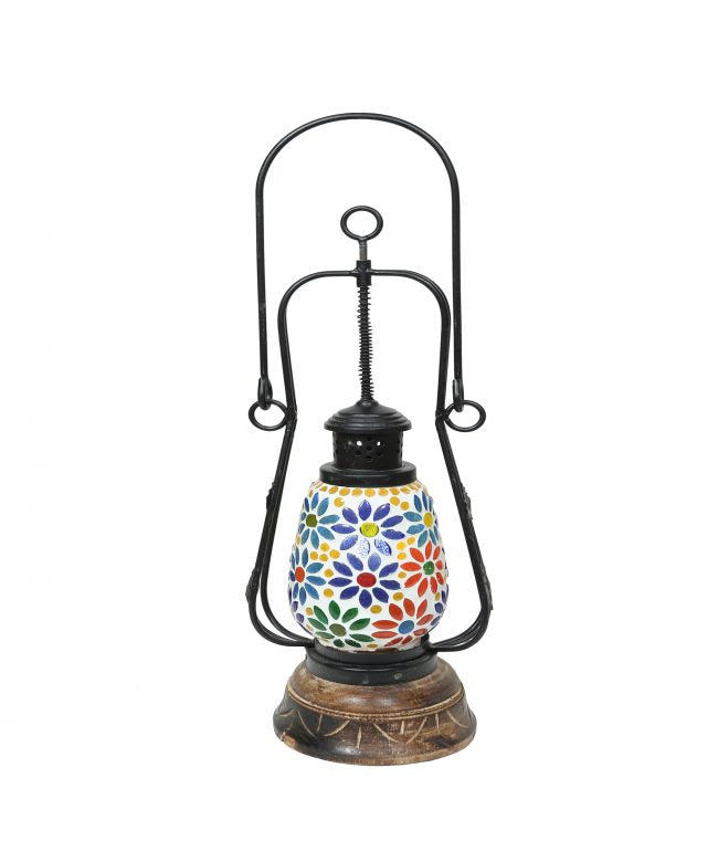 Mosaic Lantern Lamp Big