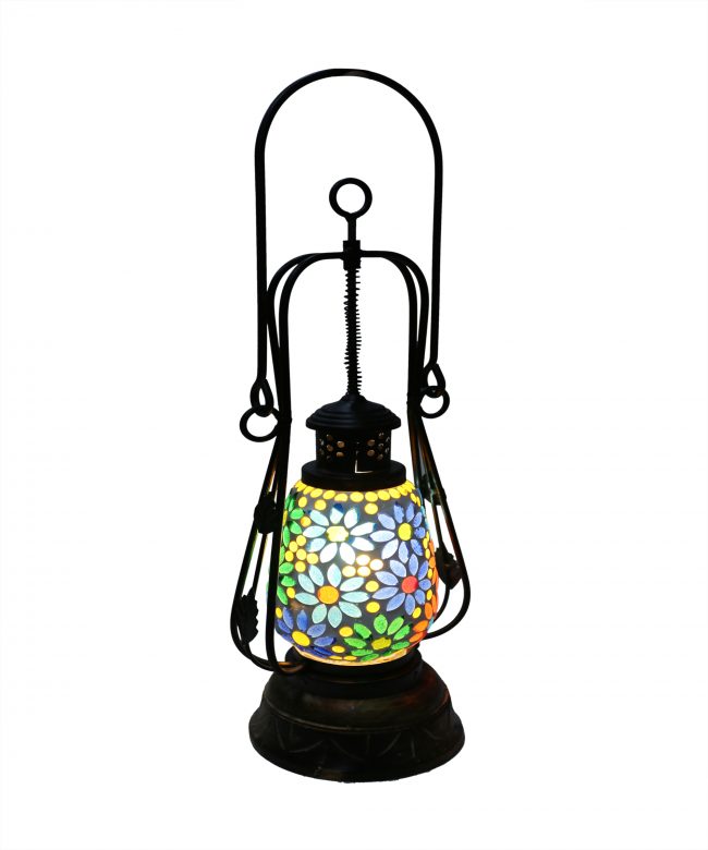 Mosaic Lantern Lamp Big