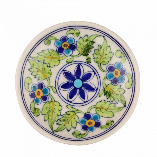 Handcrafted Multicolor Ceramic Plate