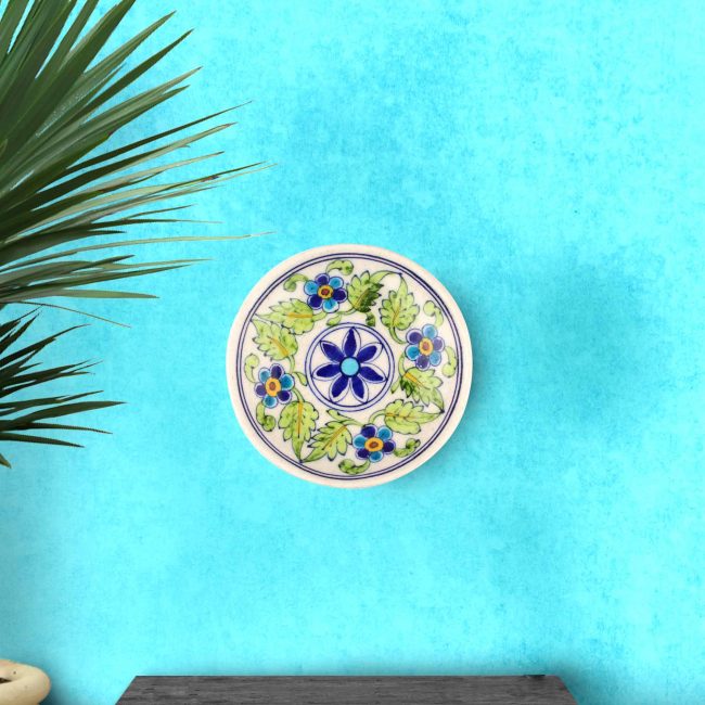 Handcrafted Multicolor Ceramic Plate